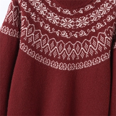 秋冬男女通用2025秋冬新款费尔岛，童装儿童羊绒衫，奥赛羊绒童装