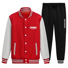 2025秋季新款棒球服套装情侣学生班服运动装XZ102A-4-8602-P95，男装休闲套装，星座211-2