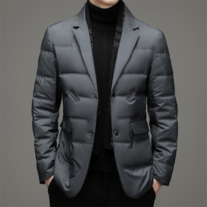 休闲西服上衣单西外套冬新款西装男帅气韩版厚款DFLDY2002-P240图片