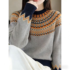 毛衣秋冬季宽松韩版慵懒风外穿鸡心领针织上衣,女装针织衫/毛衣,暖姿羊绒, 毛衣秋冬季宽松韩版慵懒风外穿鸡心领针织上衣,女装针织衫/毛衣,暖姿羊绒,