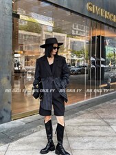 拼接假两件衬衫，女装衬衫，雷洛奇丽