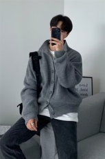 立领毛衣开衫高品质鹿毛绒针织衫M-3XL网络图MY1024-P45，男装针织衫/毛衣，星座301C-5