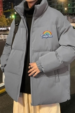 秋冬新款韩版加厚保暖立领宽松棉服外套男MY2052P115控135，男装棉衣，电商A268A