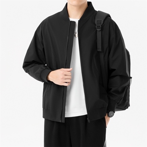 新款春秋夹克棒球服外套男青年韩版潮流休闲百搭大码男士202-P40图片
