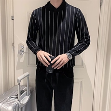 毛衣男士秋季长袖打底衫修身气质潮牌男装针织衫S539-P43，男装针织衫/毛衣，星座1109-3