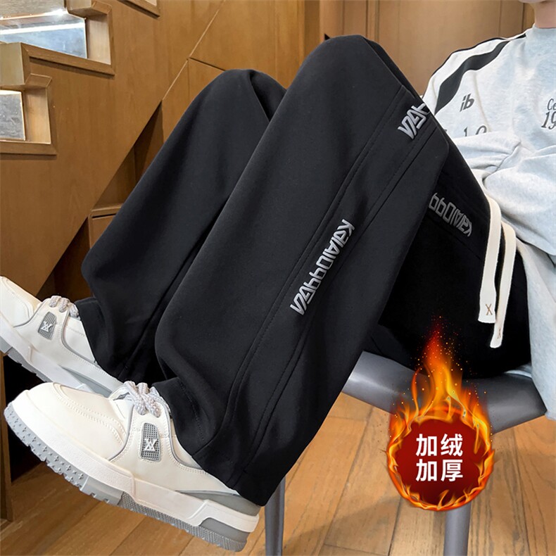 ！2025冬季新款男士加绒加厚卫裤发泡运动裤WK2105JR特P50图片