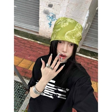 现货重磅新款小众潮牌美式高街夏季纯棉宽松男士情侣短袖T恤ins，男装T恤，四季星座505