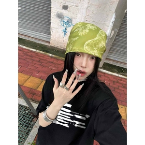 现货重磅新款小众潮牌美式高街夏季纯棉宽松男士情侣短袖T恤ins图片