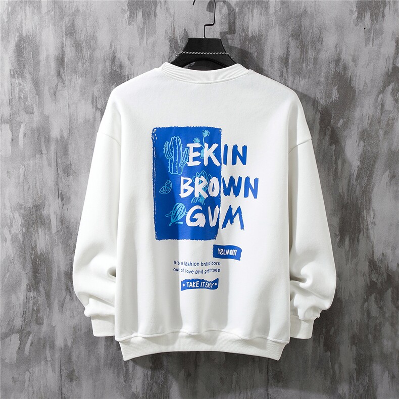 1日系港风中性情侣大码M-5XL运动圆领套头卫衣外套男7257P35控58，女装短外套，星座226-2