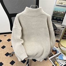 得物品质秋款男女毛衣拉链开衫立领针织衫外套M0201P50，男装针织衫/毛衣，星座1013-1