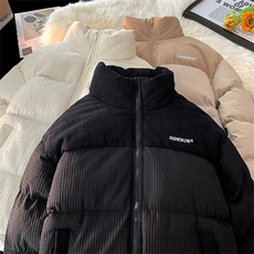 冬季加厚冬新款潮牌棉袄外套玉米格情侣棉衣面包服A436-0899-P85，男装棉衣，电商A436