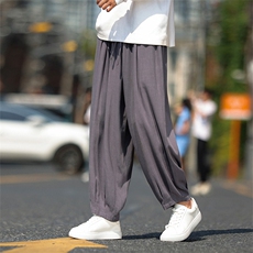 风现货日系大码新中式街景休闲裤九分男士ZK62-P70控108，男装休闲裤，电商A021