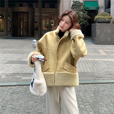 2025现货新款皮毛一体P220K318，女装皮草，2B146