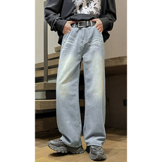 2024春季新款美式高街牛仔裤N363P55M-XXL，男装牛仔裤，星座712