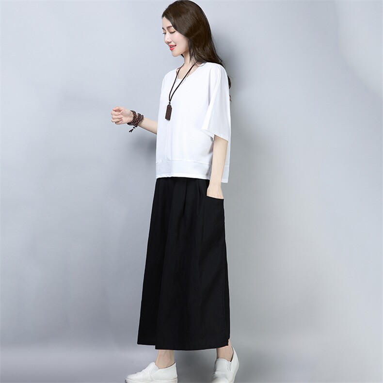 2021年夏季新款韩版休闲套装女洋气减龄两件套装阔腿裤子女,女装套装/套裙,简韵佳