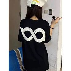 万针全刺绣工艺抖音得物高品质260克重磅纯棉双纱美式高街短袖T恤，男装T恤，电商A486