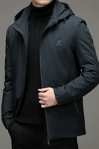 DJ9813钱塘2020-3商务休闲中长款冬季厚款百搭中年男士羽绒服P205图片