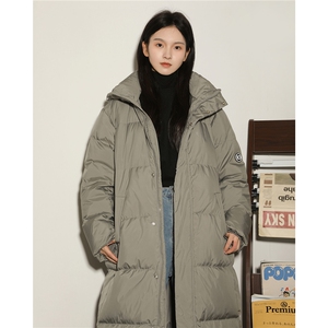 新标90%羽绒 中长款连帽女士羽绒服 Y237/P220 现货图片