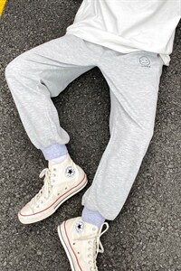 K12072-P40 秋季束脚直筒运动裤男大码宽松休闲卫裤哈伦裤图片