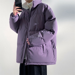 抖音直播连帽棉衣假两件加厚棉袄情侣款百搭面包服MY111-P65图片