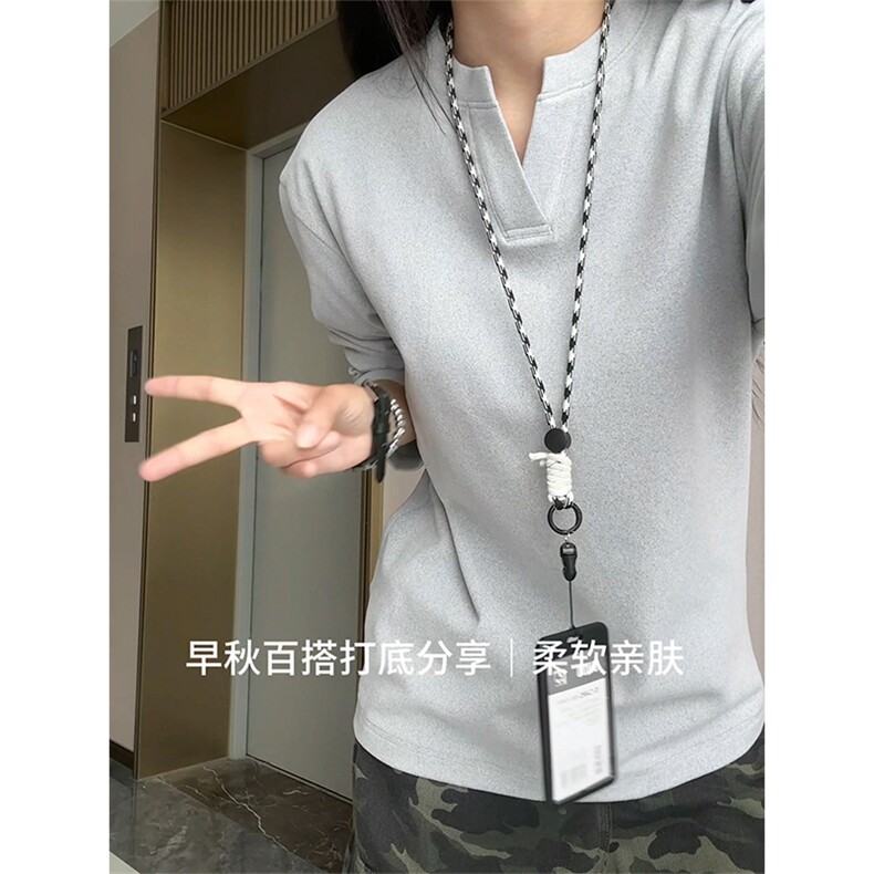 保暖德绒打底衫极简高级感穿搭cleanfit卫衣男5Q4088-TP1838,男装卫衣,电商A102