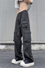 藏蓝色美式机能风工装裤男款夏季薄款防水速干冲锋裤子户外登山裤，男装工装外套，星座505-2（原电商A260-1)