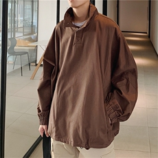 2021新款立领卫衣男韩版潮流秋外套半拉链嘻哈上衣夹克W1179-P60，男装夹克，星座512-4