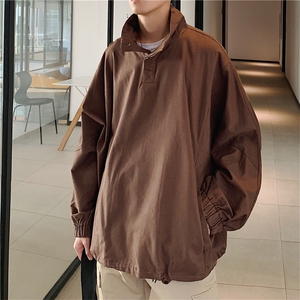 2021新款立领卫衣男韩版潮流秋外套半拉链嘻哈上衣夹克 W1179-P60图片