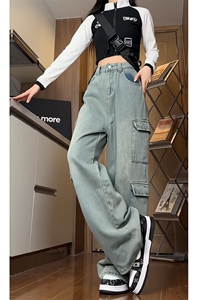 现货主推大口袋工装牛仔裤NB2522-P55 控75图片