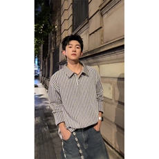 加绒加厚卫衣千鸟格长袖t恤polo打底衫504-T503-特P28（加绒P33），男装Polo衫，星座504