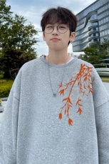 ！圆领卫衣男装港风长袖t恤男外套男WY503-特P23，男装卫衣，电商B371