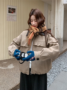 新款现货2152-P265-K395白鸭绒90绒保暖派克服休闲减龄宽松休闲图片