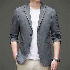 DJ2201钱塘2020-3秋冬季新款商务休闲简约中年男士西服外套P147，男装西服，钱塘207-3