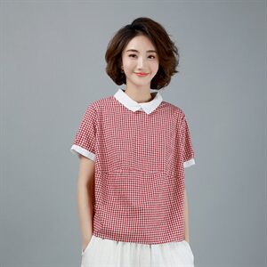 时尚舒适潮流衬衫套头短袖2021年夏季短袖气质优雅图片