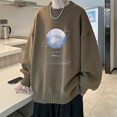 半高领毛衣男士大码针织衫男毛线衣男M18241-P45加绒款-P65，男装针织衫/毛衣，电商A040