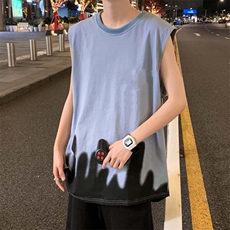 宽肩运动背心夏速干无袖2021学生训练服宽松坎肩篮球衣T624-P20，男装T恤，星座512-2