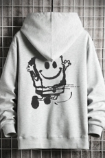 KS21245-P38连帽开衫卫衣男运动外套大码班服网格，男装卫衣，电商A040A