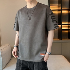新款短袖男店主风夏季t恤休闲百搭印花圆领T恤男上衣TC3136-P35，男装T恤，星座717