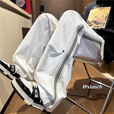 XZ616秋季新款重磅铆钉打褶织带拼接冲锋裤TY1036特P35控68，男装休闲裤，星座512A（原616）