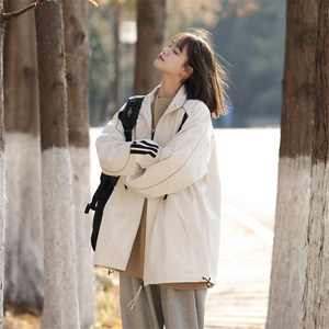 春季新款中性风三防户外夹克男立领冲锋衣外套DSA157B-JK1563-P75图片