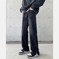 弹力拉链黄泥色牛仔裤男715-6-BX15P50(控68），男装牛仔裤，星座715-6