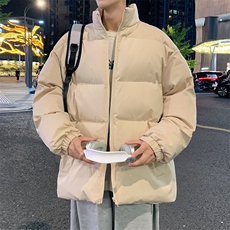 冬季新款双面穿棉衣男款羽绒棉服情侣潮流韩版学生女棉袄外套ZM04，男装棉衣，星座310B-1