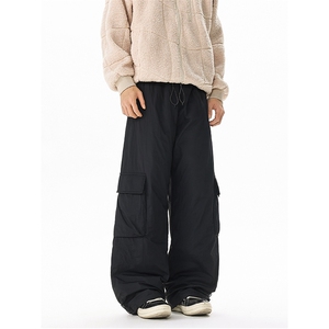 8XL-M三防登山工装羽绒裤男90白鸭绒冲锋裤子男YRK2001P118控158图片
