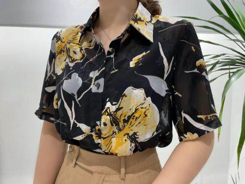 现货提花小衬衫，女装衬衫，七米依衣