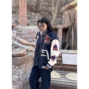 棒球服秋冬季新款男女同款外套图片
