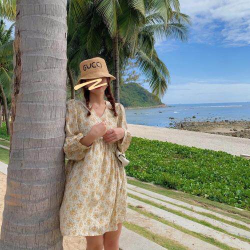 【现货】夏季新款碎花娃娃裙，女装，郭郭家