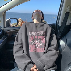 重磅短袖t恤男夏季美式复古潮牌印花圆领上衣青少年潮流大码体恤，男装卫衣，星座1109-3