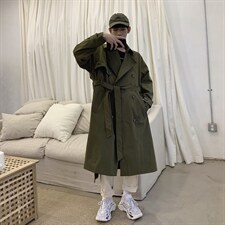 【2025秋冬】新款韩版风衣中长款休闲风衣男，男装风衣，星座112A