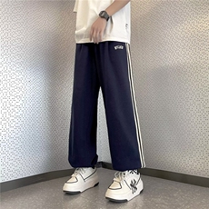 裤子男款夏季薄款宽松百搭运动裤男生直筒休闲长裤K009-P40，男装休闲裤，星座308B-1