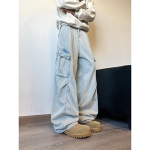 903-AK92-特P60【95】S - 3XL    工装牛仔裤！3图片